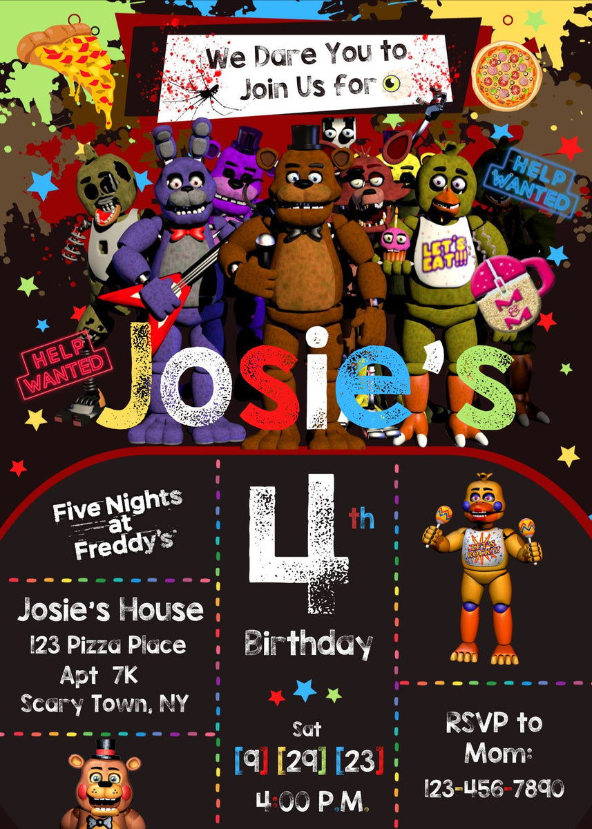 Editable Five Nights at Freddy's Invitation, 5 Nights at Freddy's Invi – Mug+Mouse Designs editable-five-nights-at-freddy-s-invitation-5-nights-at-freddy-s-invi-mug-mouse-designs