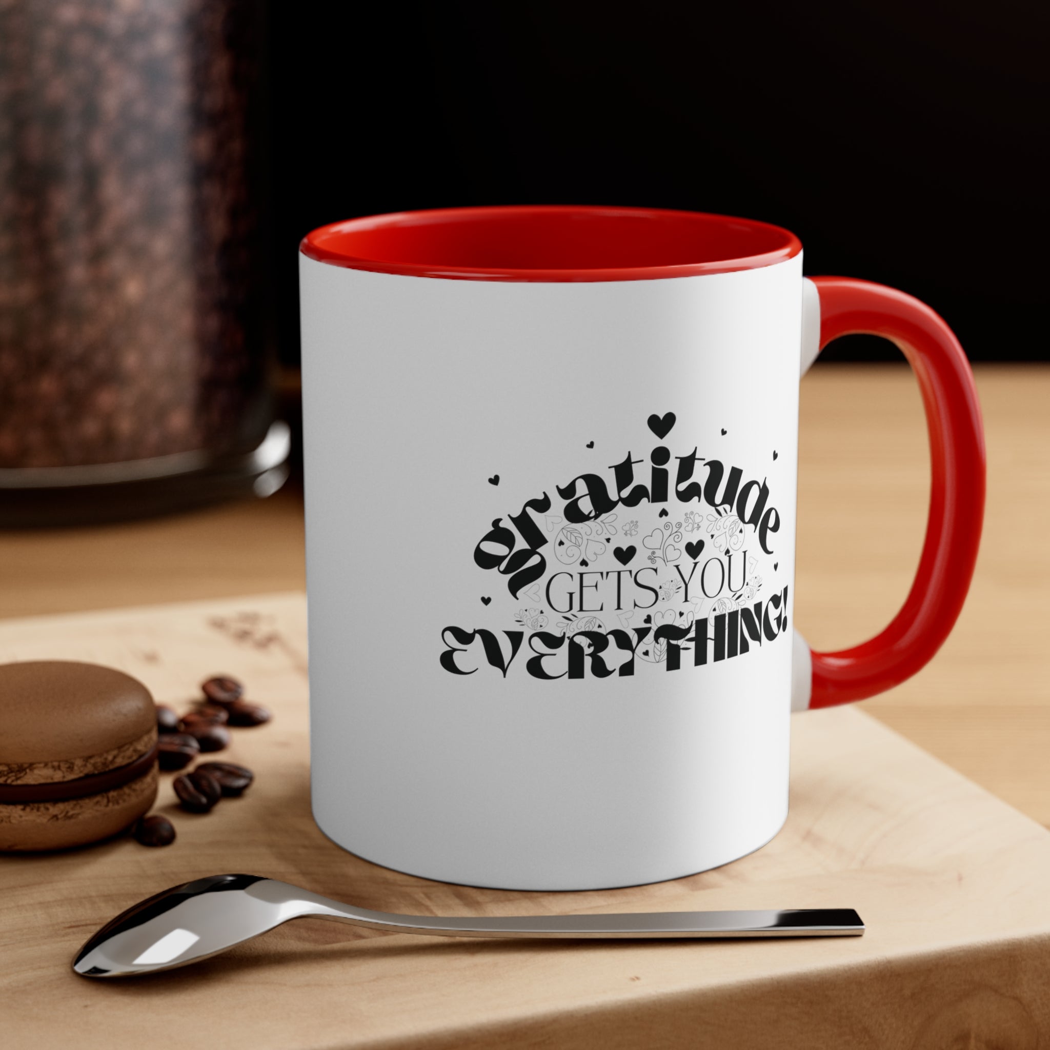 Inspirational Gratitude Coffee Mug, 11oz