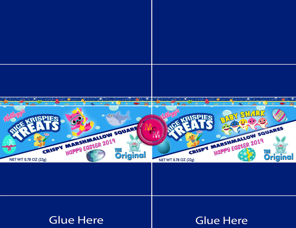 Editable Baby Shark Chip Bags &amp; Juice Pouch Set Printables – Mug+Mouse ...