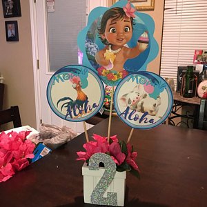 Instant Download Baby Moana Centerpiece – Mug+Mouse Designs